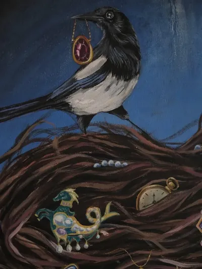 Pintura «Tesouros» de Olesia Shelkovenko
