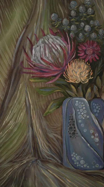 “Warm Light” still life by Olesia Shelkovenko — detail